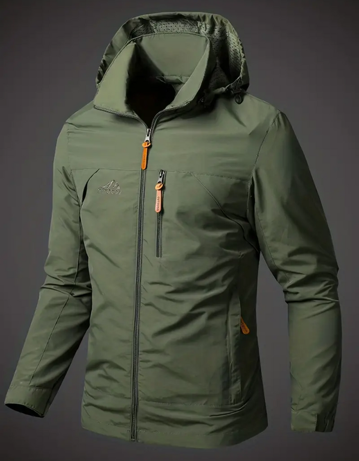 Drune | Herren Wasserdichte Regenjacke Kurz