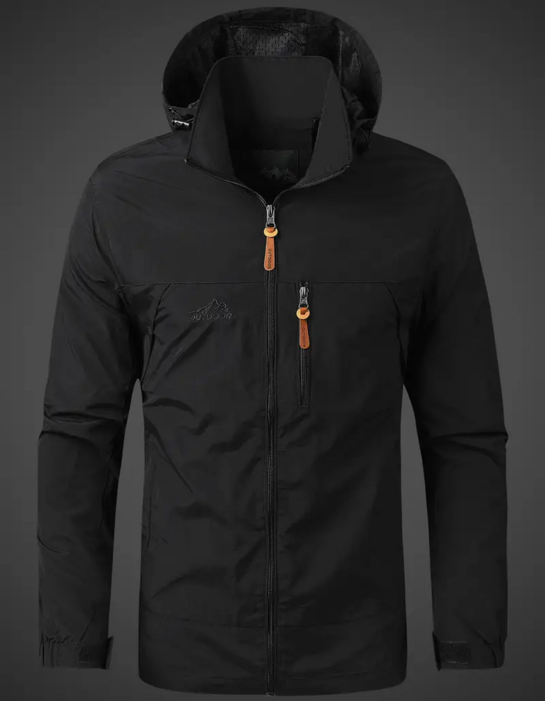 Drune | Herren Wasserdichte Regenjacke Kurz