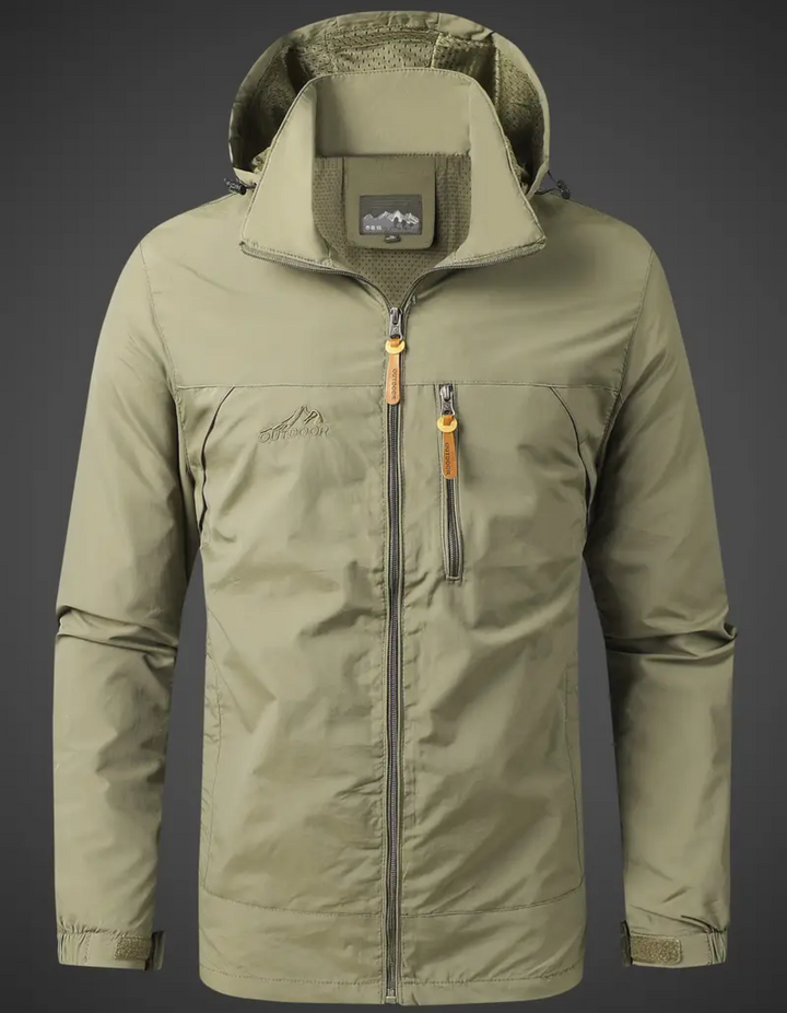 Drune | Herren Wasserdichte Regenjacke Kurz