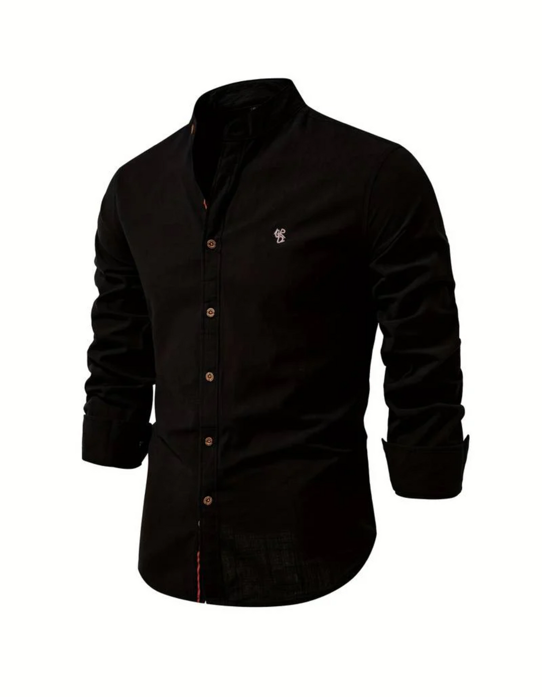 Drune | Herren Slim-fit Hemd Elegant Langarm