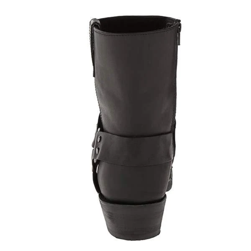 Drune | Herren Schwarze Cowboystiefel Wildleder