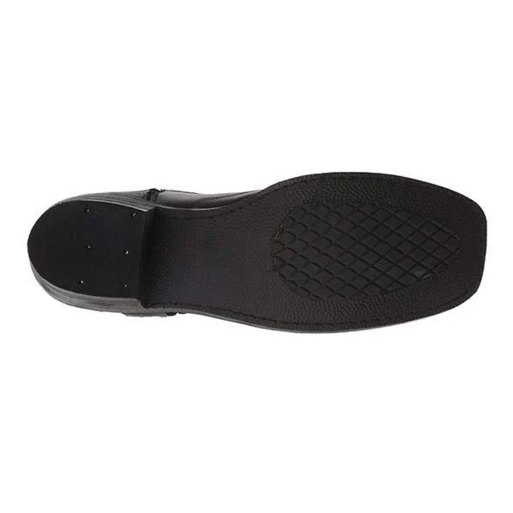 Drune | Herren Schwarze Cowboystiefel Wildleder