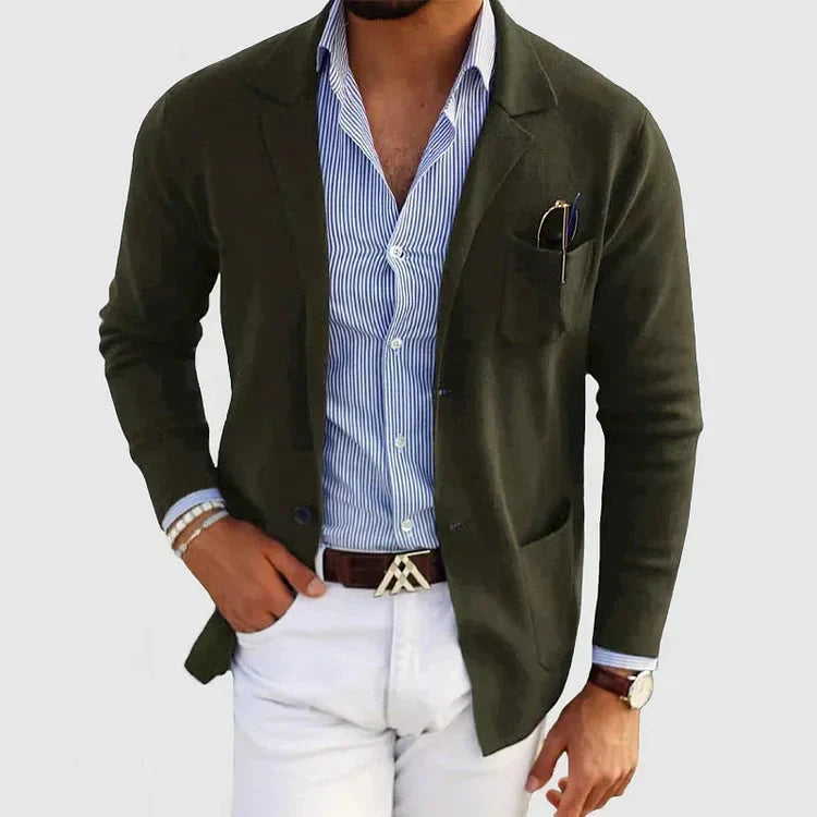 Drune | Herrenblazer - elegant und lässig mit Reverskragen und Knöpfen