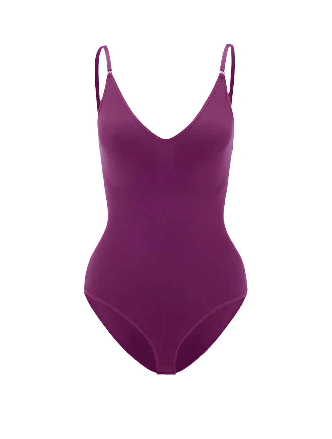Drune | Bodysuit Verstellbare Spaghetti Träger Tiefer V-ausschnitt Stretch Fit Shapewear