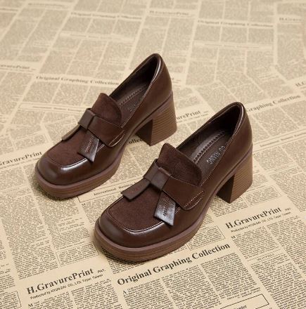 Grobe Lederschuhe Drune