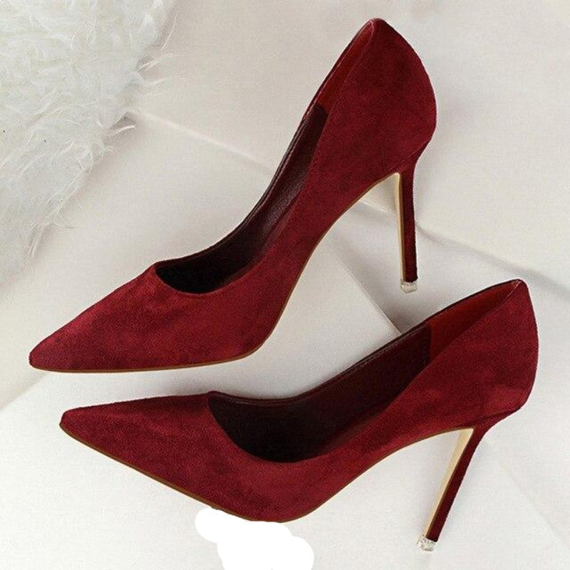 Drune | Wildleder High Heels Pumps