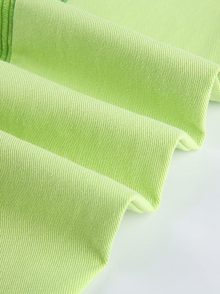 Drune | Hoch Taillierte Y2k Corduroy Weite Hose