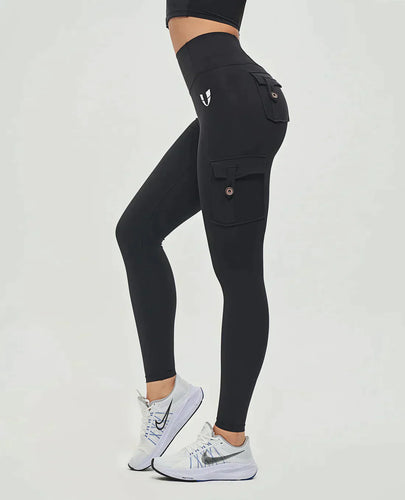 Drune | Cargo Leggings Mit Hoher Taille