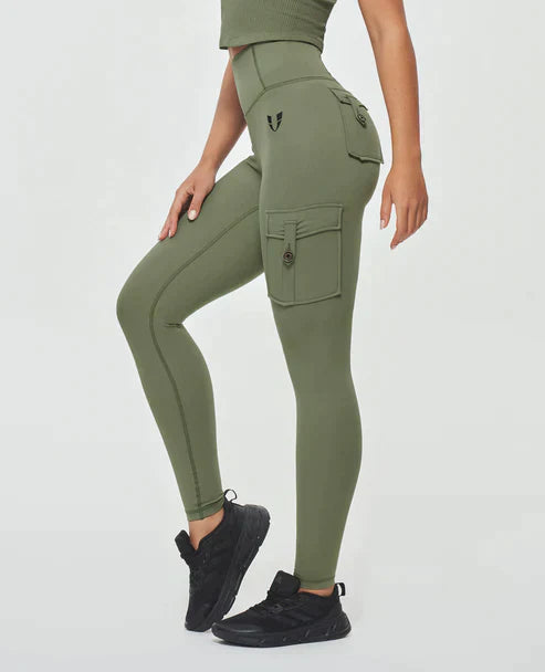 Drune | Cargo Leggings Mit Hoher Taille