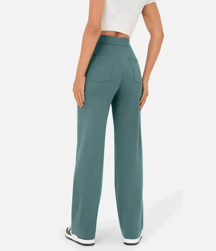 Drune | Hochtaillierte elastische Freizeithose