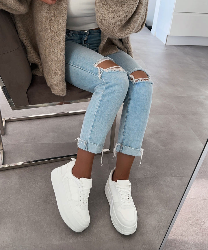 Drune | Sneaker Georgia Weiß