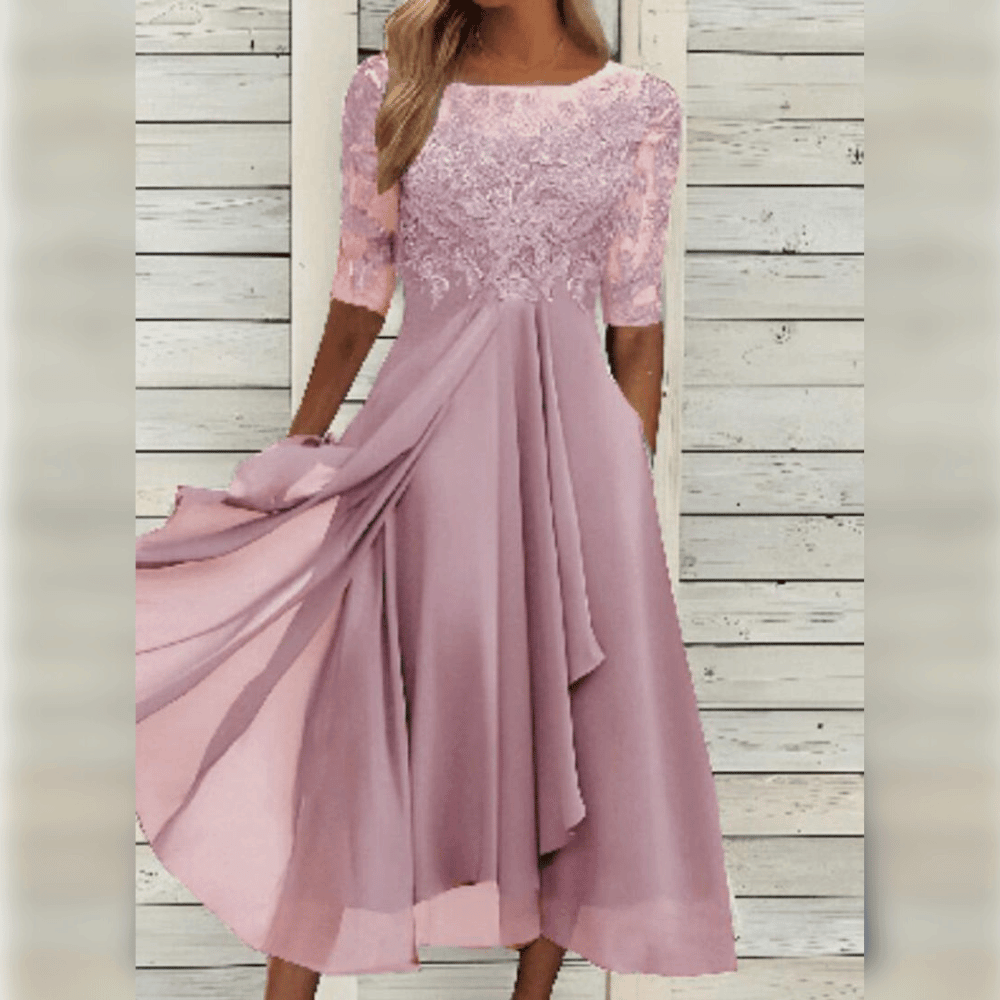 Drune | Hochzeitsgast Kleid Elegante Midi