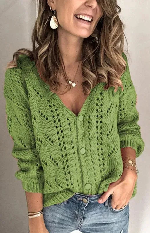 Drune | Muster Frauen Strickjacke Pullover