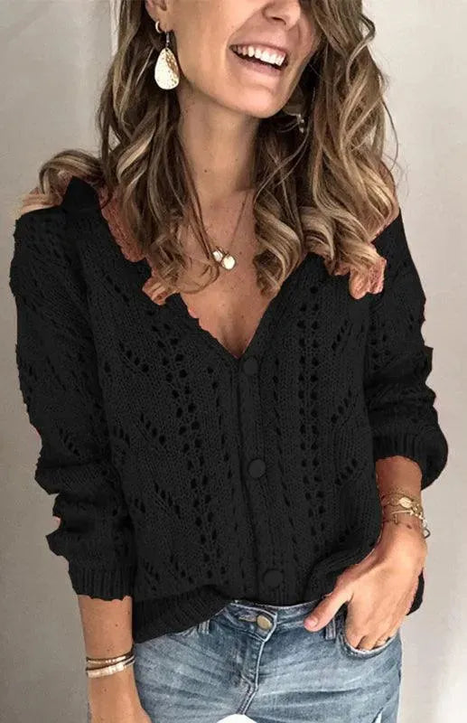 Drune | Muster Frauen Strickjacke Pullover