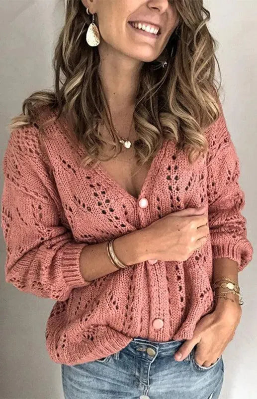 Drune | Muster Frauen Strickjacke Pullover