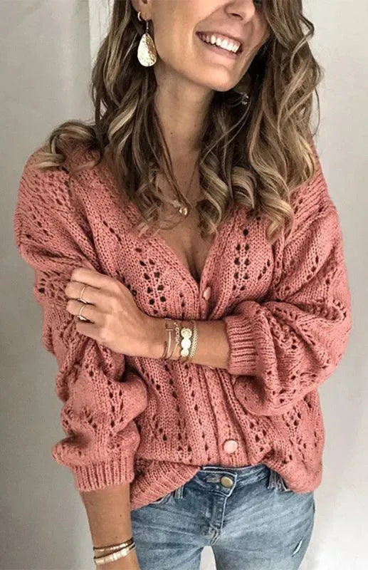 Drune | Muster Frauen Strickjacke Pullover