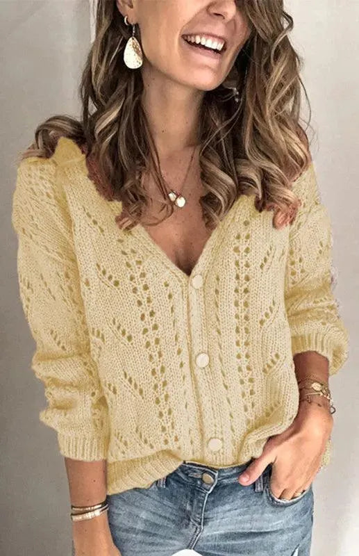 Drune | Muster Frauen Strickjacke Pullover