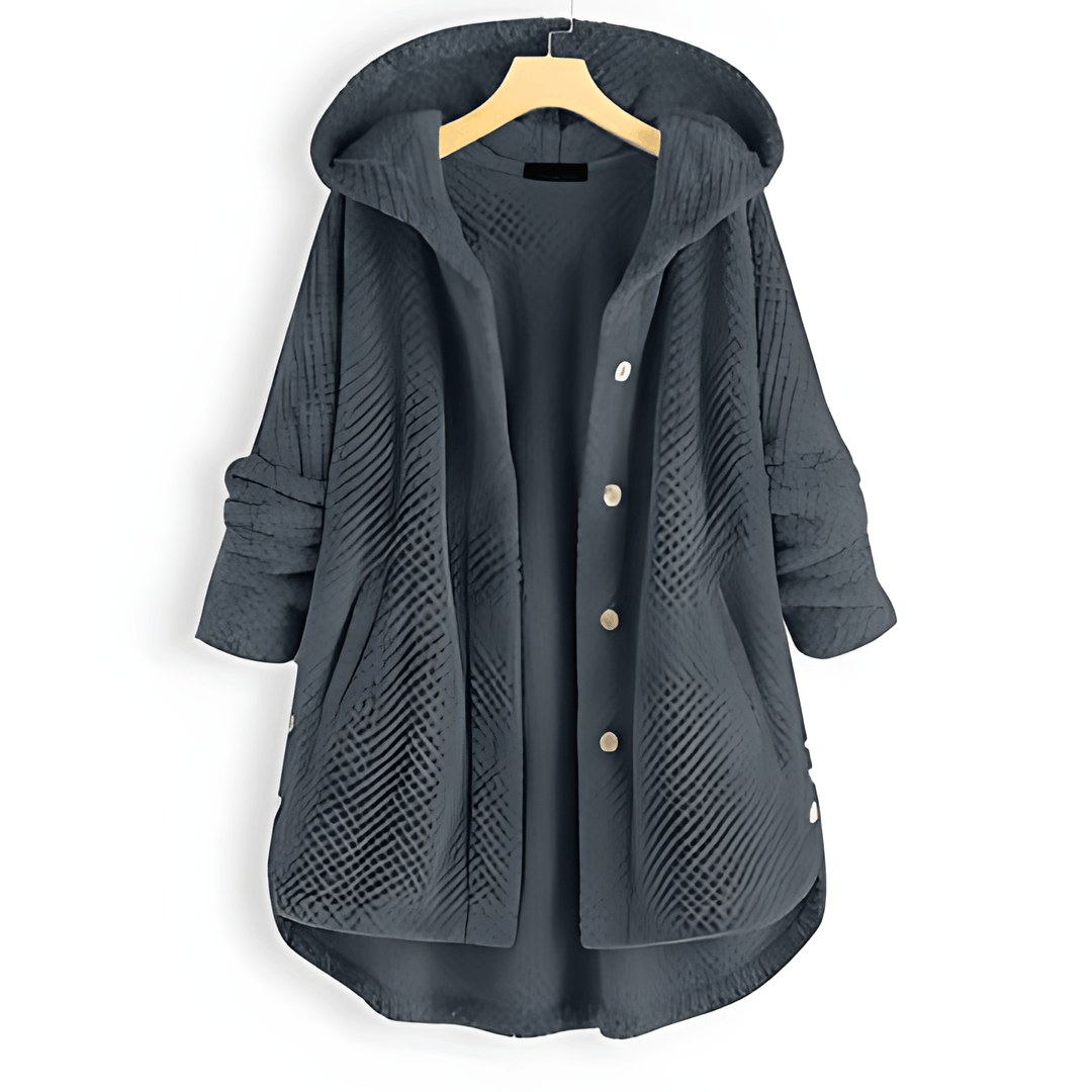 Drune | Wärmende Strickjacke mit weichem Futter und Kapuze für Damen