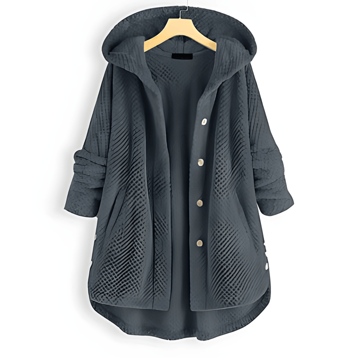 Drune | Wärmende Strickjacke mit weichem Futter und Kapuze für Damen