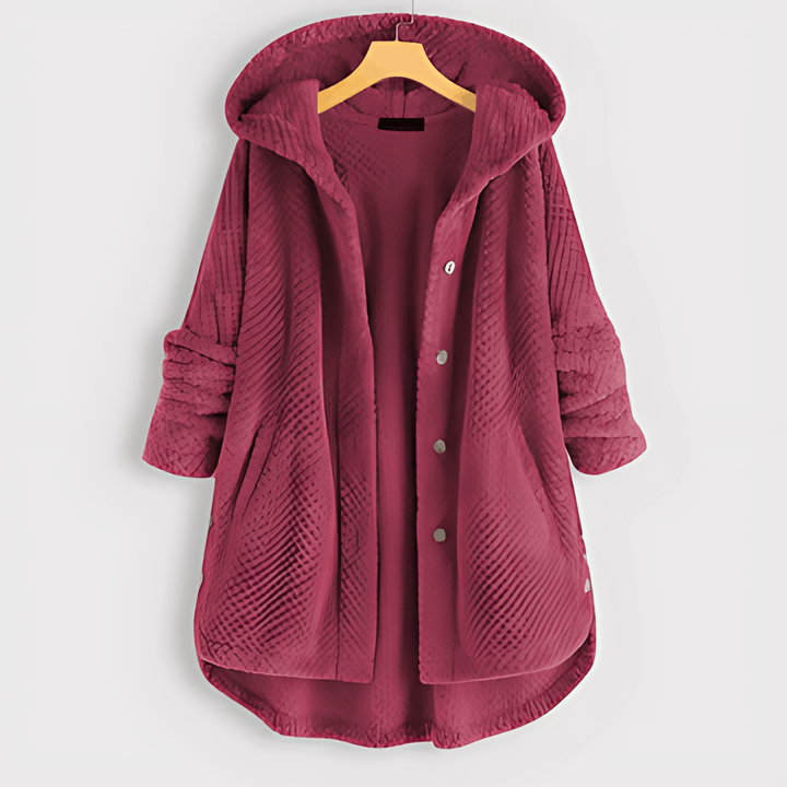 Drune | Wärmende Strickjacke mit weichem Futter und Kapuze für Damen