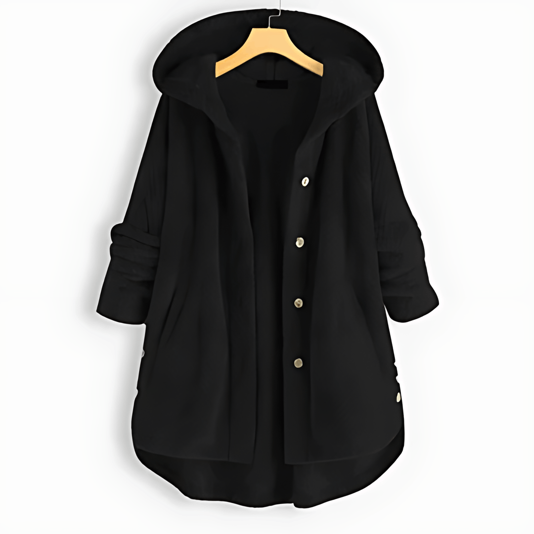 Drune | Wärmende Strickjacke mit weichem Futter und Kapuze für Damen