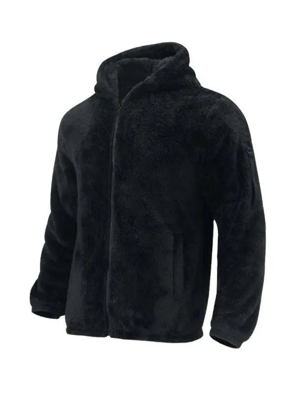 Drune | Kapuzenfleece Männer Winterjacke