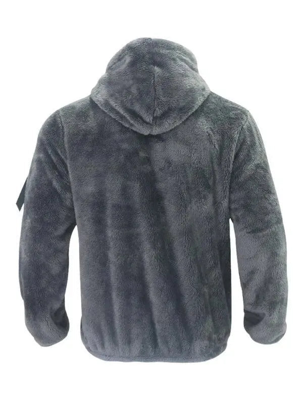 Drune | Kapuzenfleece Männer Winterjacke