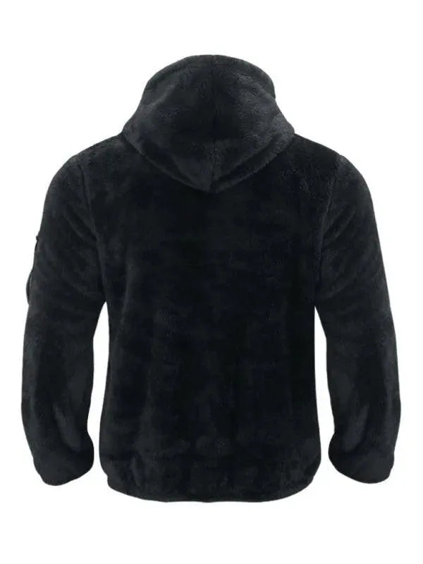 Drune | Kapuzenfleece Männer Winterjacke