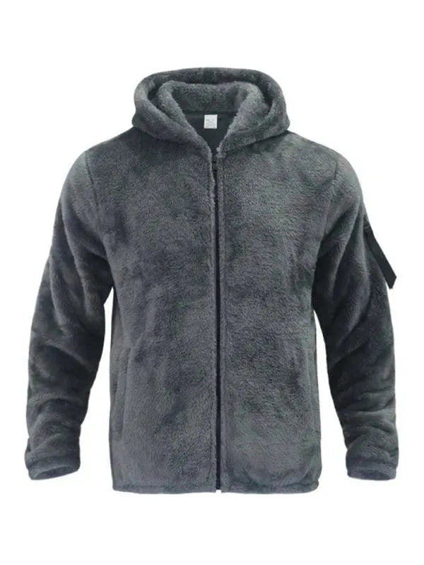 Drune | Kapuzenfleece Männer Winterjacke