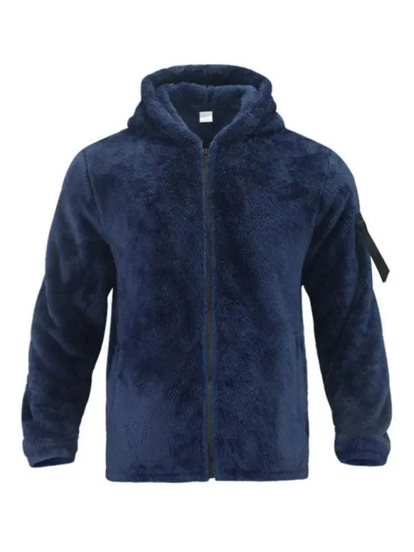 Drune | Kapuzenfleece Männer Winterjacke