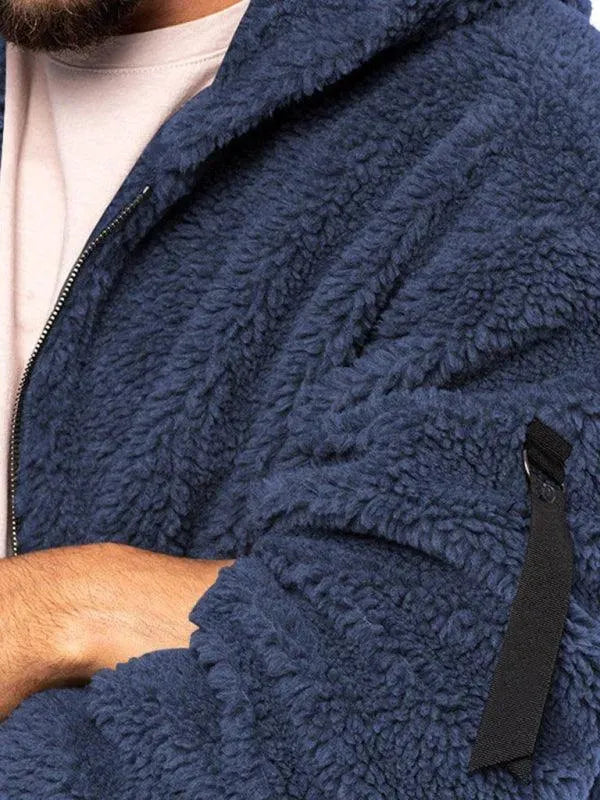 Drune | Kapuzenfleece Männer Winterjacke