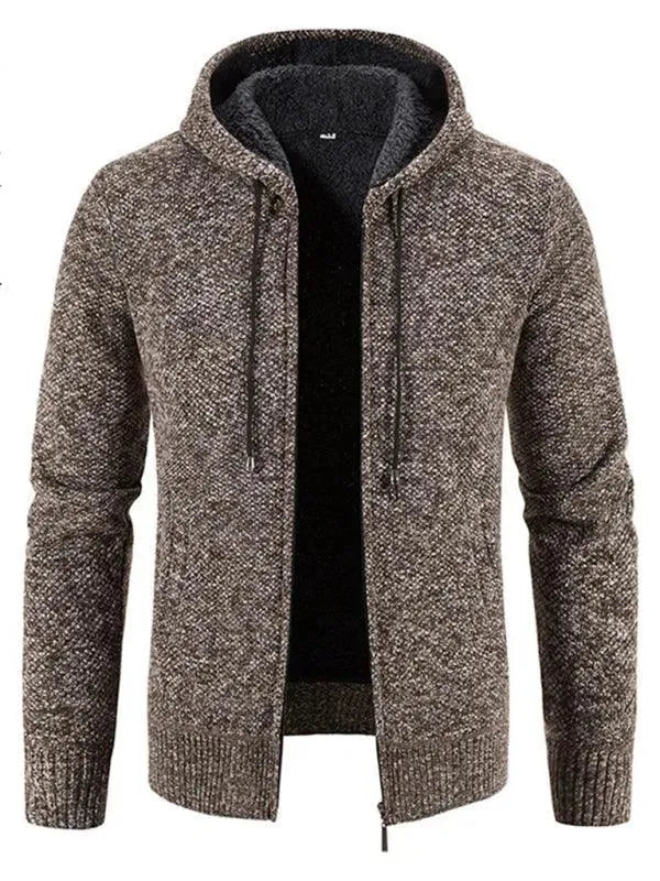 Drune | Zipper Herren Strickjacke Pullover