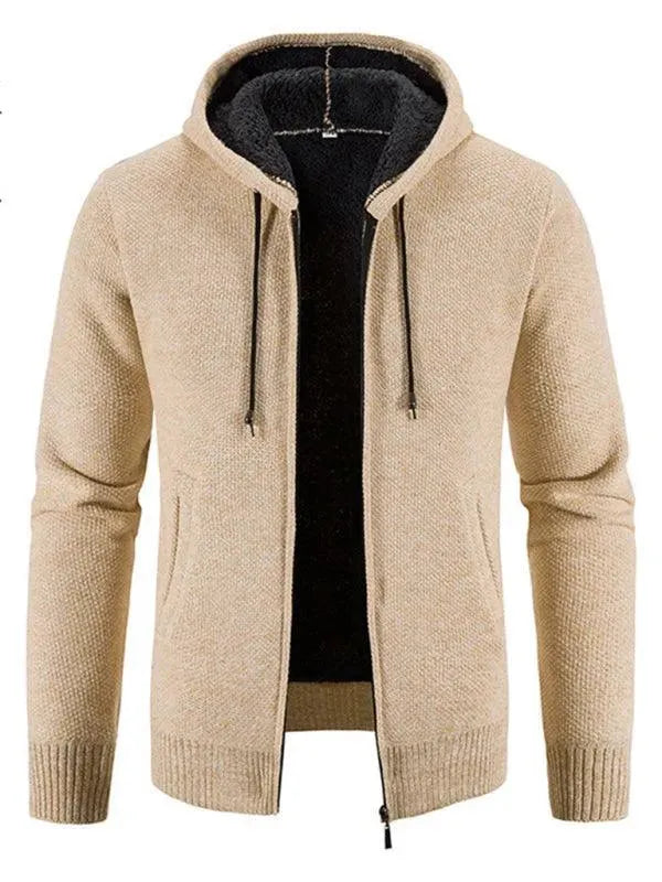 Drune | Zipper Herren Strickjacke Pullover