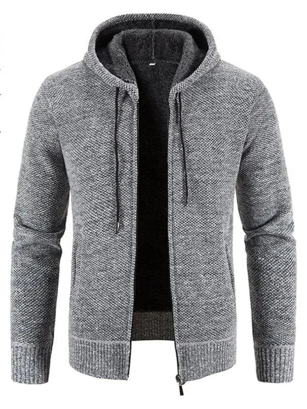 Drune | Zipper Herren Strickjacke Pullover