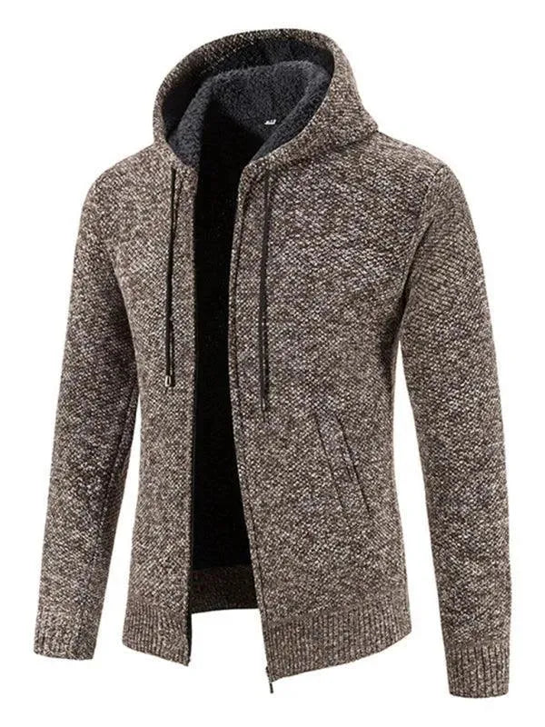 Drune | Zipper Herren Strickjacke Pullover