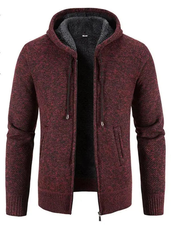 Drune | Zipper Herren Strickjacke Pullover