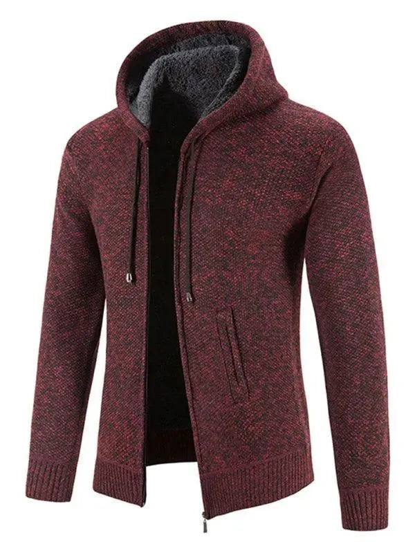 Drune | Zipper Herren Strickjacke Pullover
