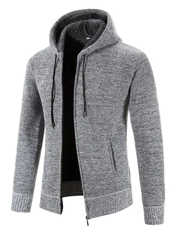 Drune | Zipper Herren Strickjacke Pullover