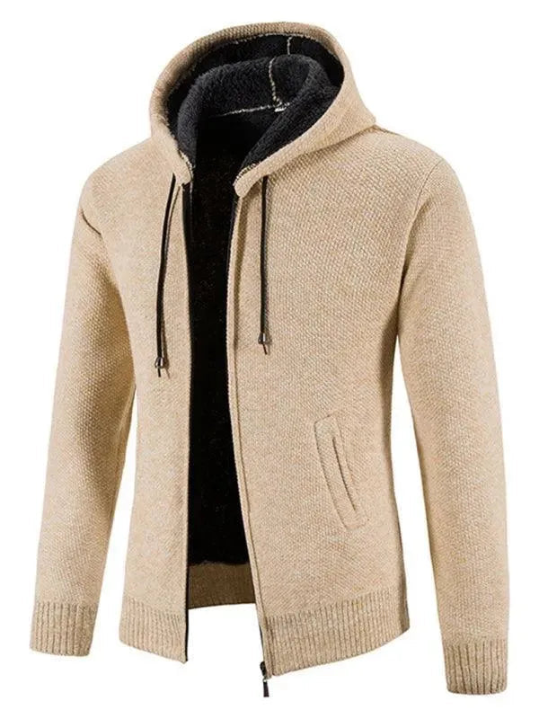 Drune | Zipper Herren Strickjacke Pullover
