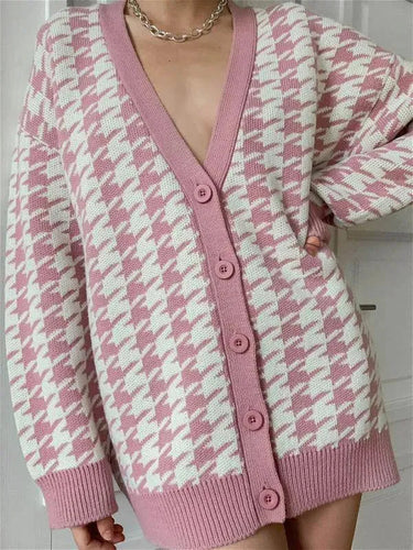 Drune | Komfortabler Strick Frauen Strickjacke Pullover