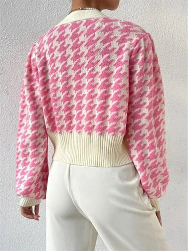 Drune | Laternenärmel Strickjacke Pullover