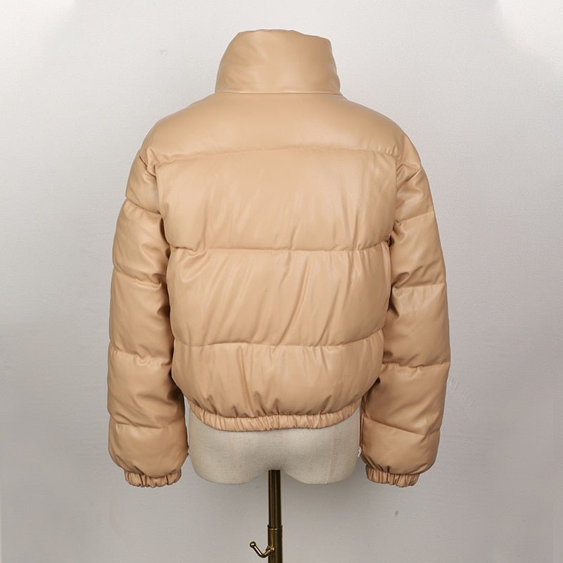 Drune | Gestepptes Damenjacke aus wasserdichtem Leder