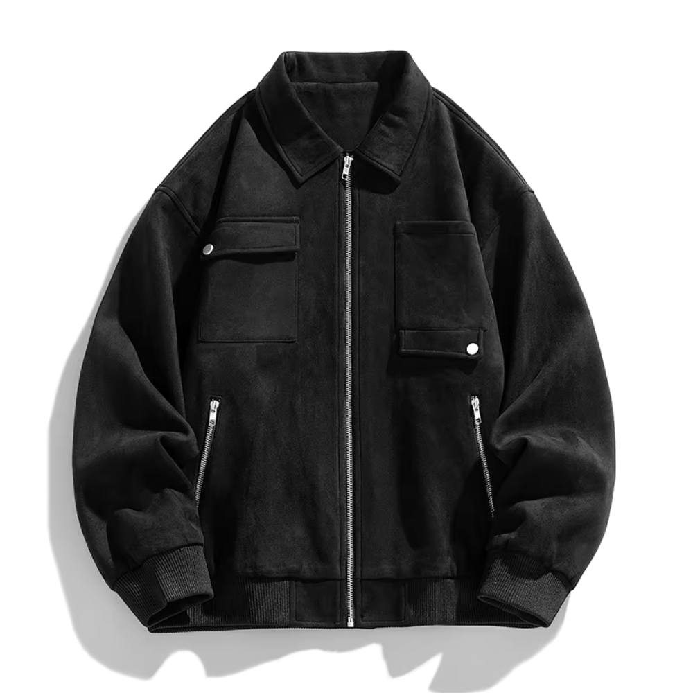 Drune | Overgröße Wildlederjacke