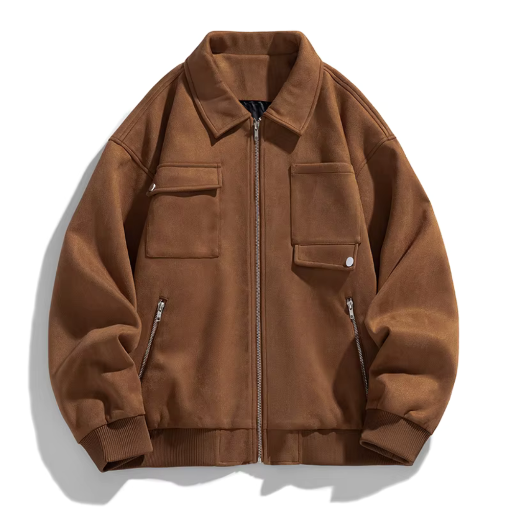 Drune | Overgröße Wildlederjacke