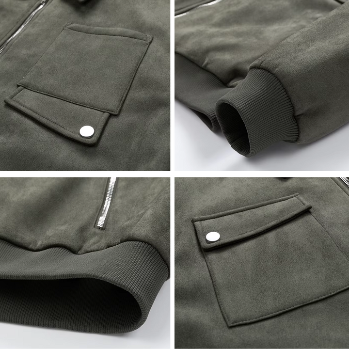 Drune | Overgröße Wildlederjacke