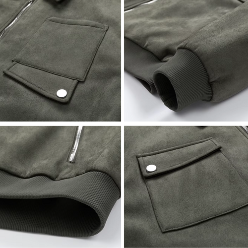 Drune | Overgröße Wildlederjacke