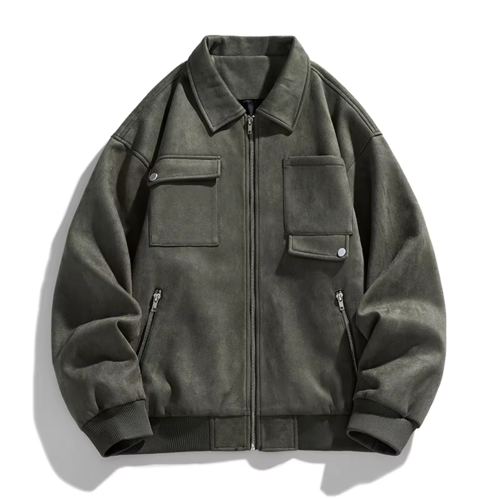 Drune | Overgröße Wildlederjacke