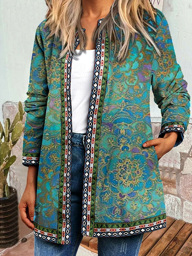 Drune | Weit Farbige Vintage Damenjacke