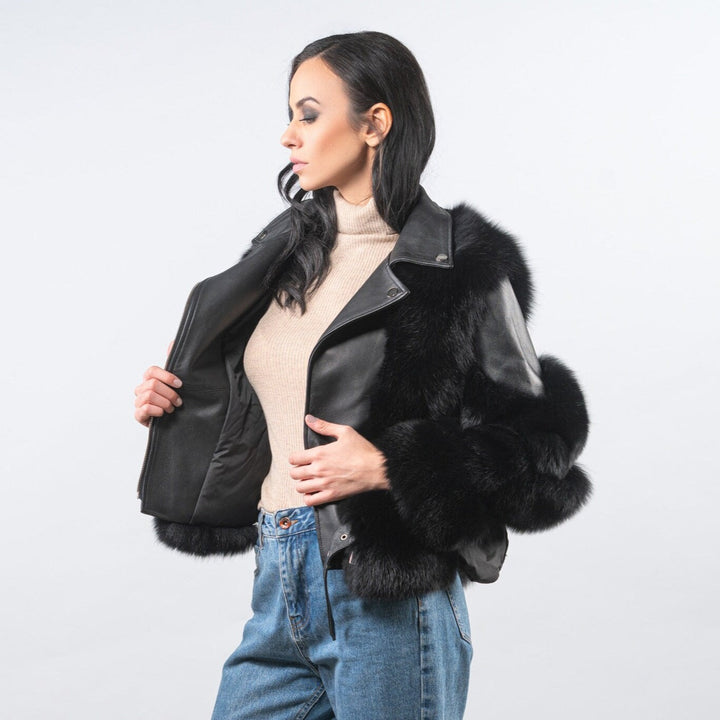 Drune™ - Luxus Leder Pelz Jacke [Letzter Tag Rabatt]