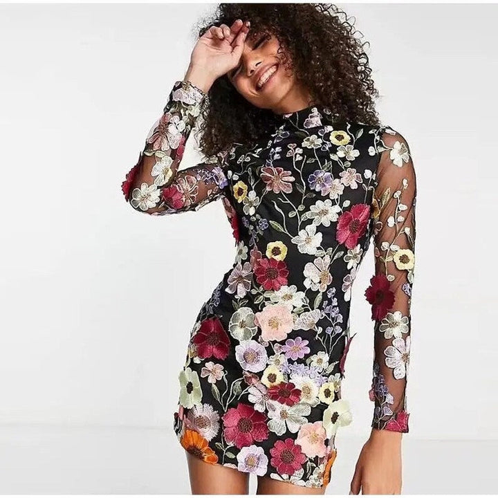 Drune | handgefertigtes Blumenkleid